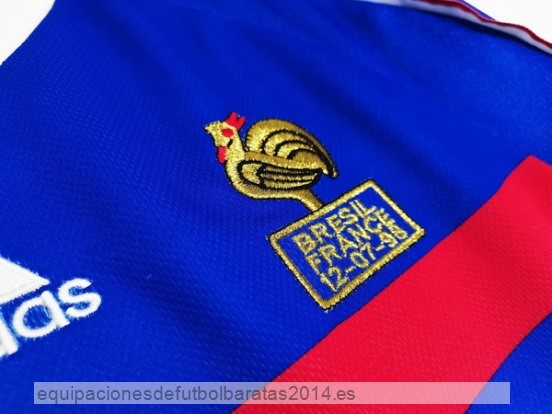 Nuevo 1ª Manga Larga AC Milan Retro 1998 Azul Baratas
